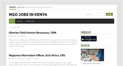 Desktop Screenshot of ngojobskenya.com